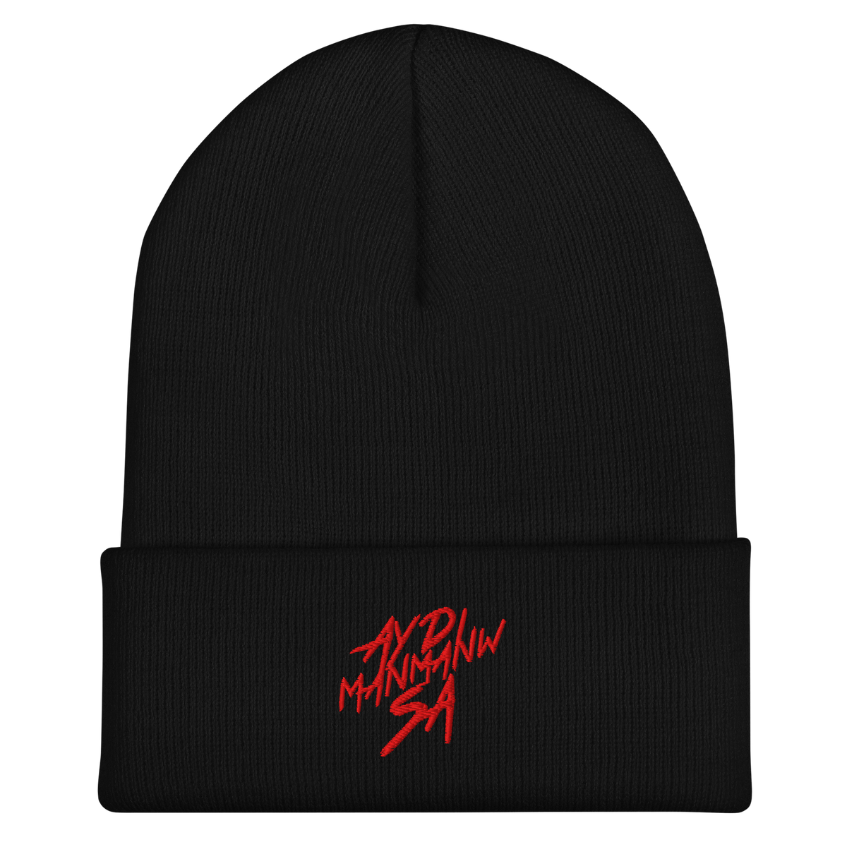 Bonnet noir savage rouge