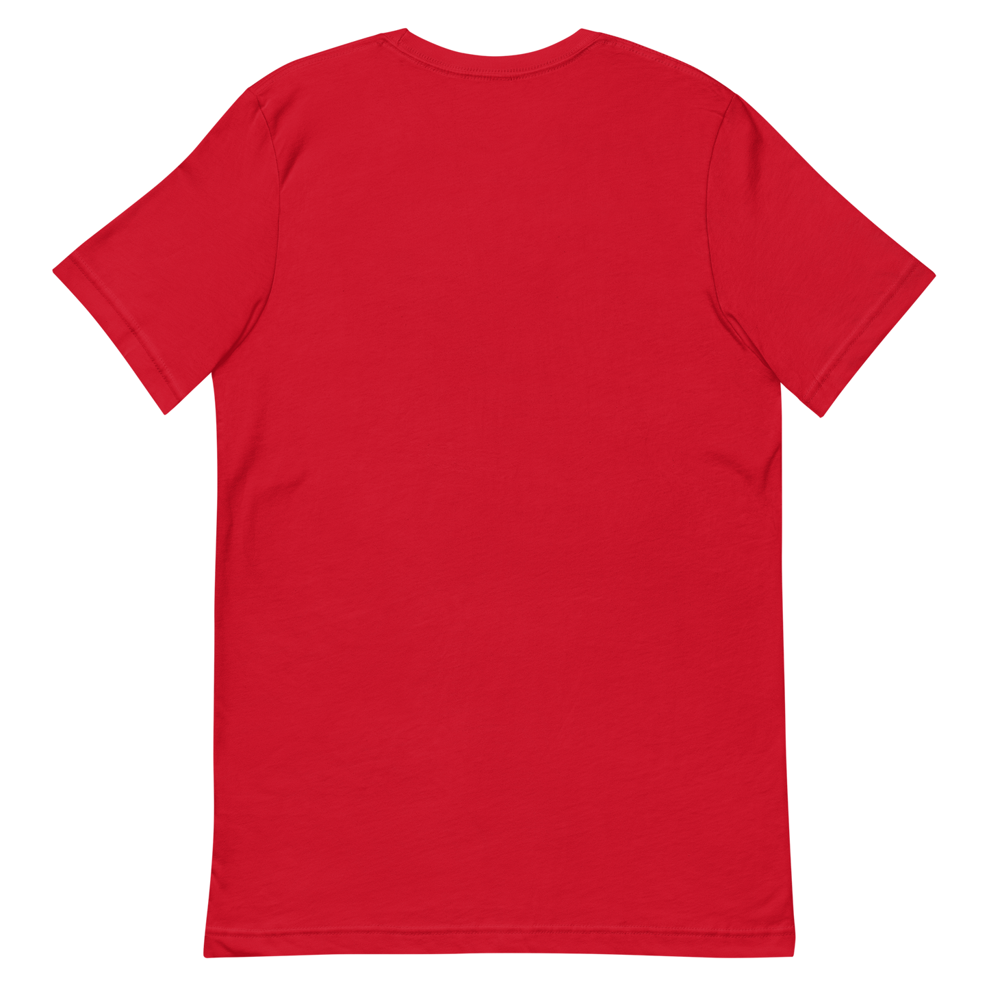 Dos du t-shirt rouge d'ADMS SHOP