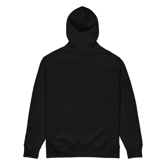 Dos du hoodie à capuche noir
