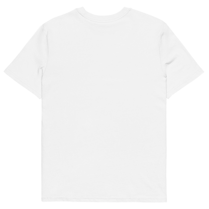 Dos du t-shirt blanc d'ADMS SHOP